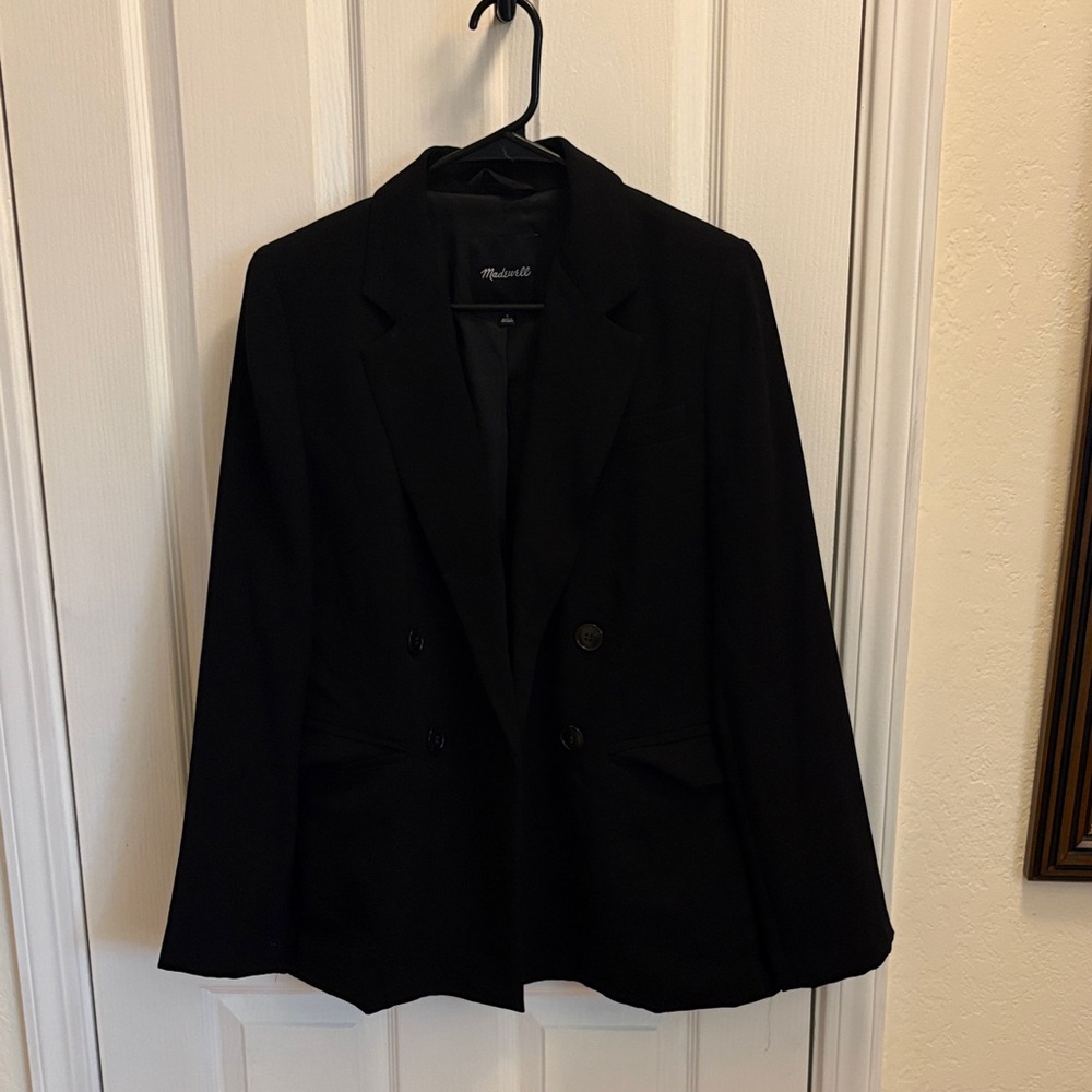 Madewell Elegant Black Blazer